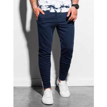 Yoclub Mans Sweatpants Navy Blue modrá