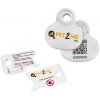 Pet2Me identifikačný medailón 3 cm odstraňovač kliešťov