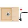 Sinks LINEA 600 XC Sahara + Elka čierna matná G1950XC