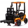 Detský elektrický vysokozdvižný vozík JCB – žltý