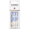 Kiss imPRESS Samolepiace nechty Nails Lavender Whisper 30 ks
