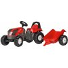 Rolly Toys Šliapací traktor Valtra s prívesom
