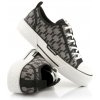 Karl Lagerfeld KAMPUS MAX MONOGRAM LO LACE BLACK JACQ TEXTILE W/GREY