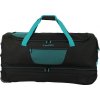 Travelite Basics Wheeled duffle exp Black/petrol 98l