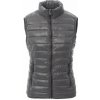 PAYPER CASUAL LADY 000388-0045 / Zateplená dámska vesta s efektom perovej náplne - steel grey L