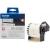 Brother DK-22251 - čierna a červená na biele, 62mm DK22251