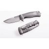 LionSteel SR22 G Titanium Grey vreckový nôž 8 cm, bronzová, titán, rozbíjač skla