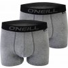 Pánske boxerky O'Neill, BOXERSHORTS 2-PACK sivá,čierna XXL