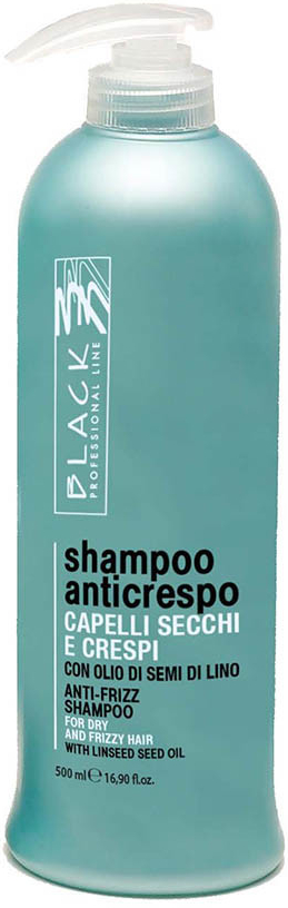 Black Anti-Frizz Shampoo šampón na kučeravé vlasy 500 ml