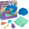 Spin master Škatuľa tekutého piesku s podložkou modrá Kinetic Sand