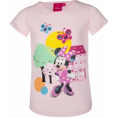 Setino dievčenské tričko Minnie Mouse ružová