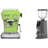 Ascaso Dream ONE, Fresh Pistachio + Eureka Atom W 75, grey