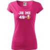 Je mi 50 pivo - Dámske tričko Pure - 2XL ( Purpurová )