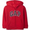 Detská mikina GAP, V-LOGO FZ červená,čierna,biela, 4Y