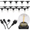 Záhradné vonkajšie osvetlenie Girland Chain 15m 15xE27 LED 1,3W
