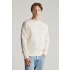 Gant TEXTURE C-NECK SWEAT CREAM