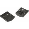 Manfrotto Accessory Plate with 1/4'' and 3/8'' screws (410PL) - Manfrotto 410PL