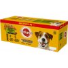 Pedigree Adult Mix chutí v omáčke kuracie hovädzie morčacie jahňacie so zeleninou 80 x 100 g