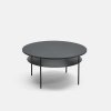 MASTER & MASTER Cocon Coffee Table Round FARBA: Čierny kartáčovaný dub