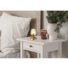Stolová lampa Globo 24007M KUWAITA E14 25 W brúsená mosadz/jantár