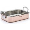 Pekáč de Buyer Inocuivre 6427.35, 41 × 27,5 × 12,35 cm měď
