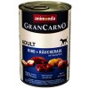 6x Animonda GRANCARNO® dog adult hovädzie,údený úhor,zemiaky 800g konzerva
