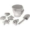 Zopa Silicone Beach Set vedierko s viečkom 1 ks + hračka na pieskovisko 6 ks