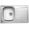 Novaservis Drez 49x78 s odkvapom a prepadom nerez DR49/78