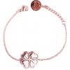 Vuch Pozlátená náramok pre šťastie so štvorlístkom Glee Rose Gold