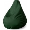 Sablio Sedací vak Pear Lesná zelená - 140 x 100 x 25 cm