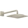 Axor Citterio C - Hlavová sprcha 27x27 cm, EcoSmart, kefovaný nikel 28791820