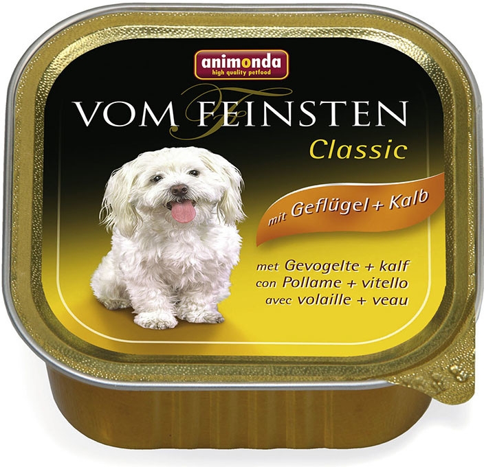 Animonda Vom Feinsten Classic Adult Dog hydina a teľacie 150 g