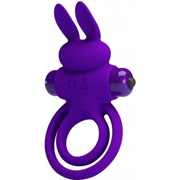  Pretty Love Vibrant Penis Ring III Purple