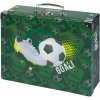 Baagl skladací školský kufrík Futbal s kovaním