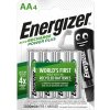 Nabíjacie batérie Energizer Power Plus R6 / AA Ni-MH 2000 mAh - 4 ks blister
