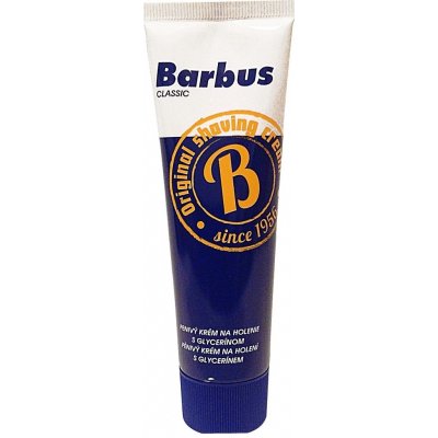 Barbus penivý krém na holenie v tube s glycerínom 75 g