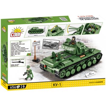 Cobi 2555 World War II Ruský ťažký tank Kliment Voroshilov KV-1