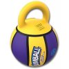 GiGwi Jumball Basketball lopta s rukoväťou žlto fialový 20 cm