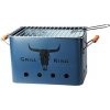 Prenosný gril na drevené uhlie GRILL KING 43 x 20 cm modrá KO-C83000120
