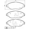 BREMBO Sada brzdových platničiek kotúčovej brzdy P 85 144