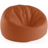 Sablio Sedací vak Cocoon Cihlově oranžová - 75 x 45 x 35 cm