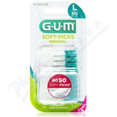 GUM Soft-Picks mezizub.kartáček gumový Large 50ks