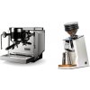 Rocket Espresso Bicocca, stainless silver + Eureka Mignon Zero 65 Speedy, CR white