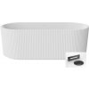 Besco GIULIANA voľne stojaca akrylátová vaňa s prepadom 170 x 80 cm, #WAS-170-GLG