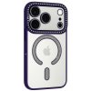 TopQ Zadný kryt Bling Magsafe pre iPhone 17 Pro purple