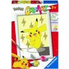 Maľovanie podľa čísel Ravensburger Kreatívne a výtvarné hračky 202430 CreArt Pokémon Pikachu (4005556202430)