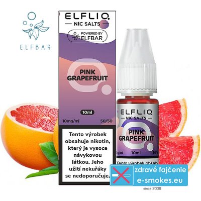 ELFLIQ Nic SALT Pink Grapefruit 10 ml 10 mg