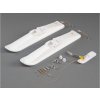 E-flite lyže pre modely triedy .10–.15, 3 mm os