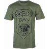 Tričko metal ROCK OFF Green Day Organic Grenade Čierna