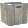5five Simply Smart Úložný box Wood 31x31x31 cm sivá